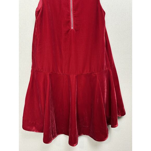 Free People Dress Dark Red Velvet Hi/Low Sz XS Sleeveless Special Occasion - Picture 6 of 13